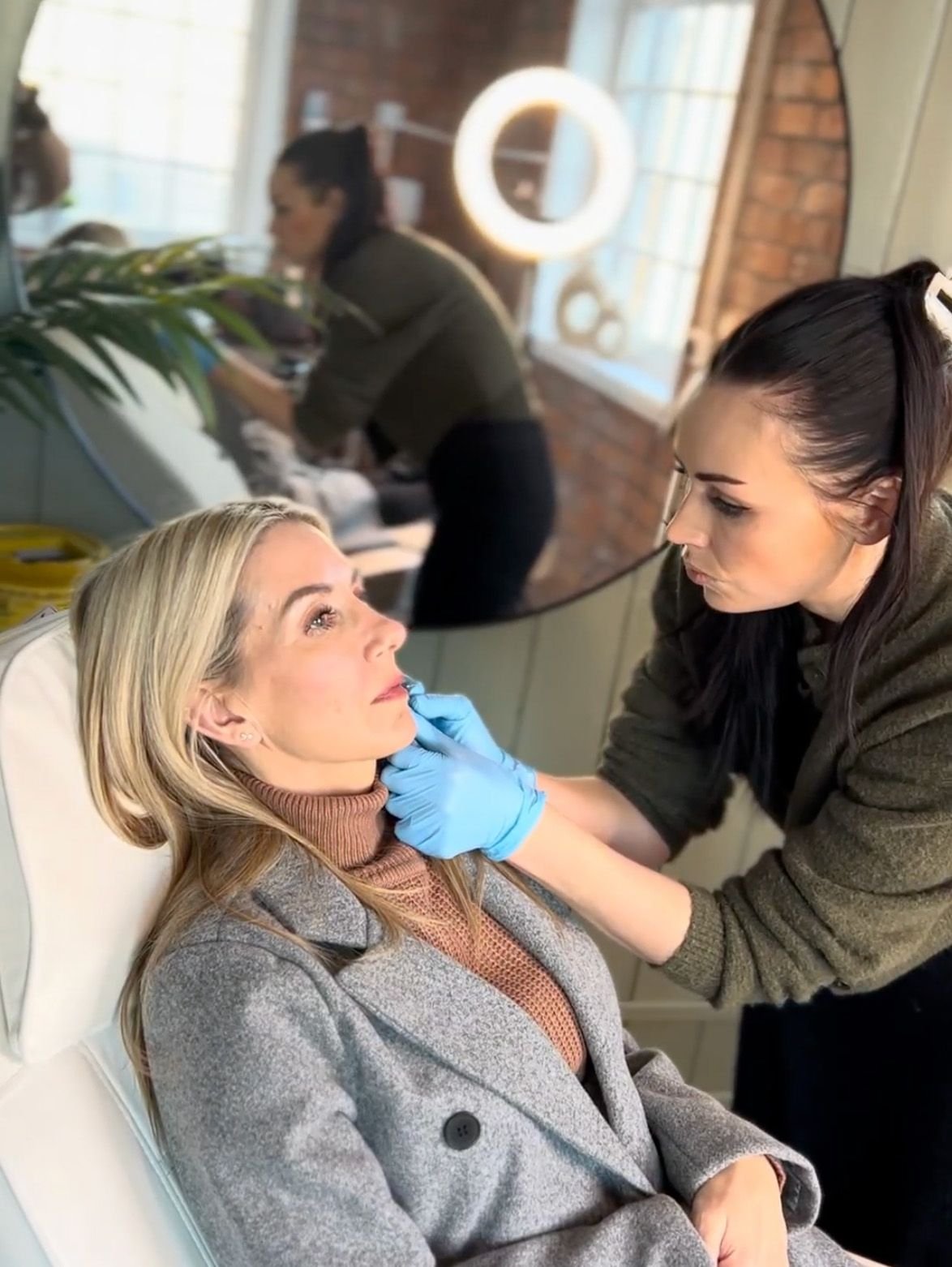 chin treatment patient